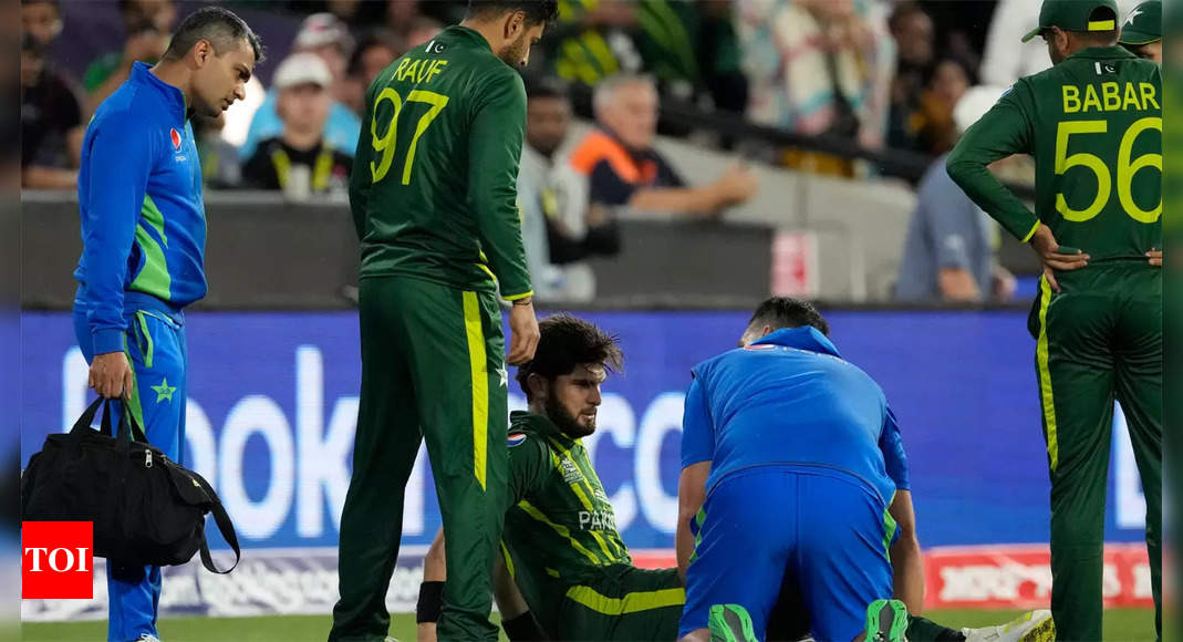 Shaheen Afridi advised two weeks rehabilitation after hurting knee in T20 World Cup final | Cricket News – Times of India
