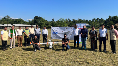 Noida’s startup becomes world’s first to deliver vaccine for animal via drone in Arunachal Pradesh