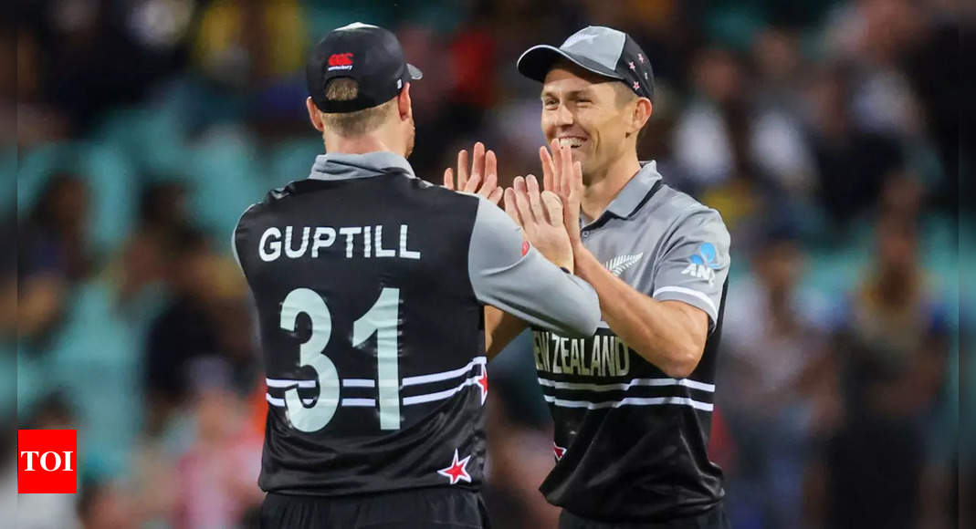Trent Boult, Martin Guptill dropped from New Zealand white-ball squad to face India | Cricket News – Times of India