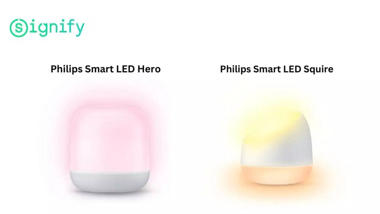 Sindsro Gør det ikke forfølgelse Signify launches two new portable smart lamps in India - Times of India