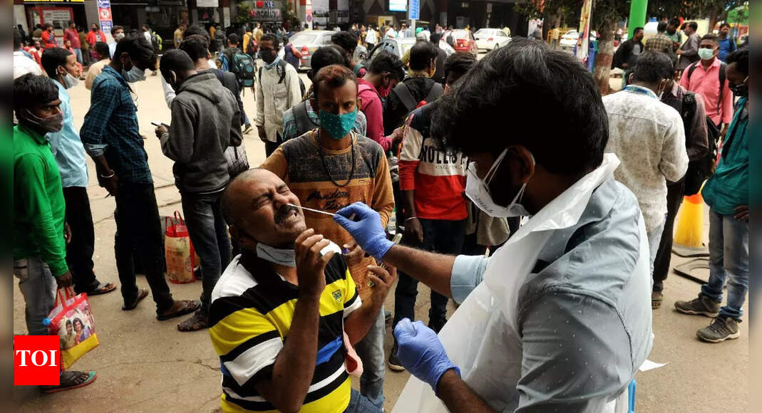 India reports 474 new Covid-19 cases & 1 death in last 24 hours | India News – Times of India