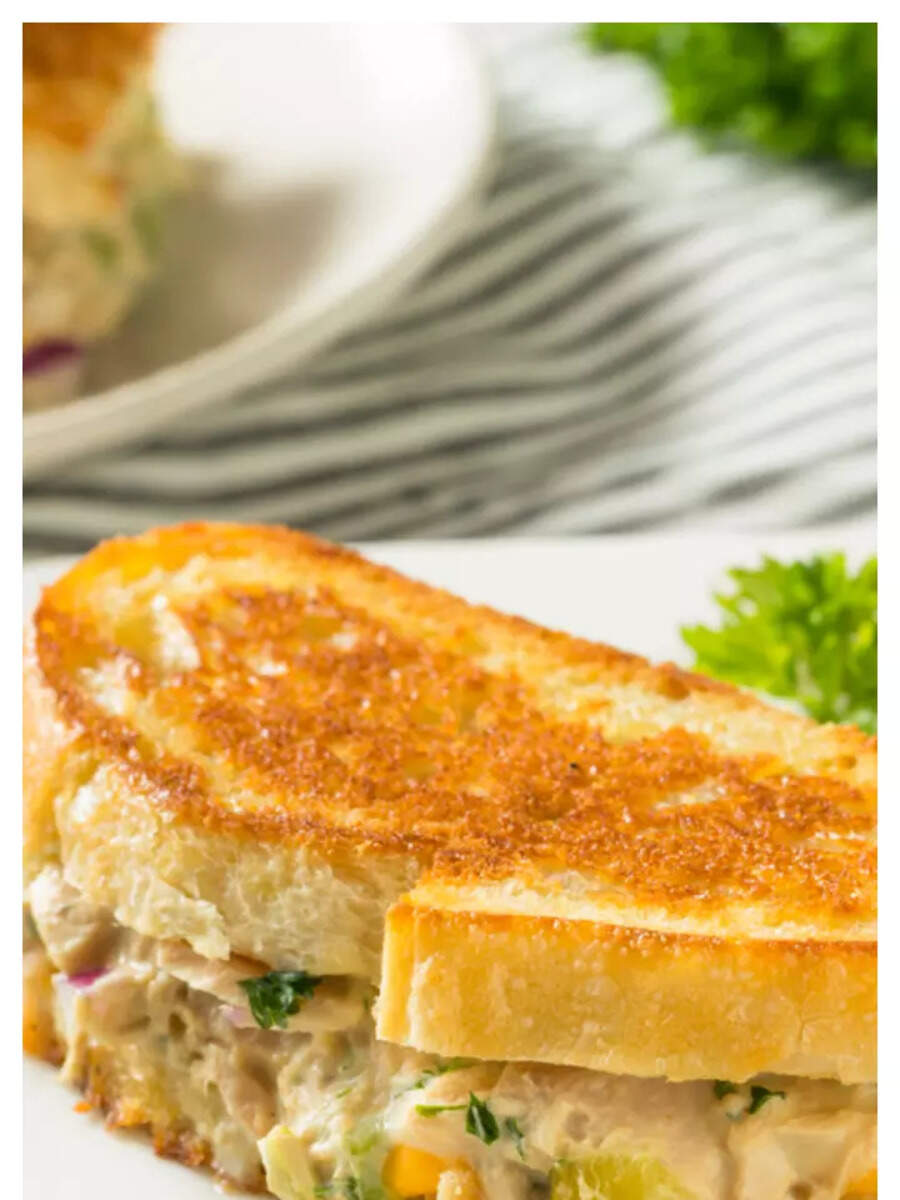 How to make Leftover Chicken Sandwich with hung curd Times of India