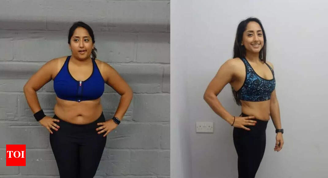 before and after weight loss female