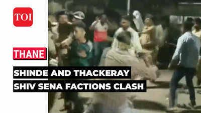 Tension grips Thane after clash between Shinde and Thackeray Shiv Sena factions