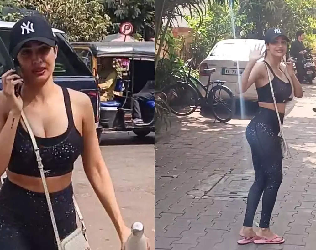 
'Ek Urfi dusri ye': Malaika Arora flaunts hourglass frame in black leggings and sports bra, gets trolled
