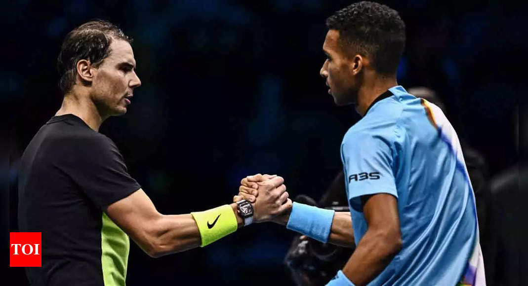 Felix Auger-Aliassime crushes Rafael Nadal at ATP Finals | Tennis News – Times of India