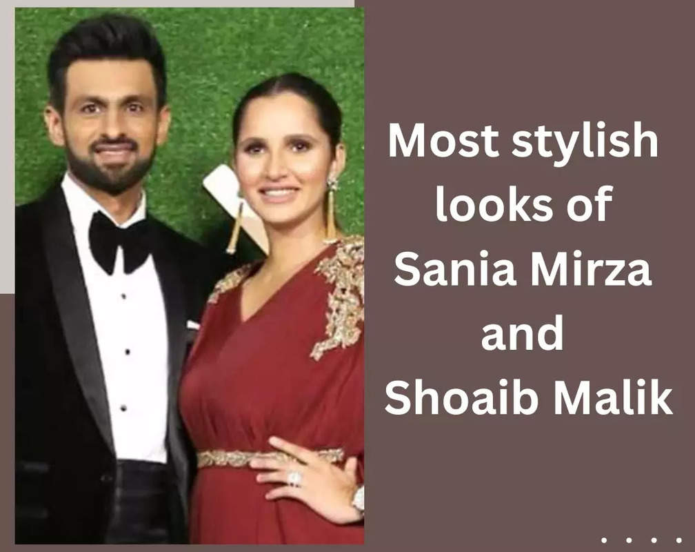 
Most stylish looks of Sania Mirza and Shoaib Malik
