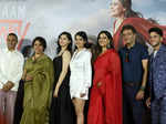 Kajol stuns in a red saree at the trailer launch of Salaam Venky