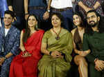 Kajol stuns in a red saree at the trailer launch of Salaam Venky