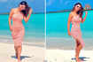 Hina Khan shares throwback beach vacation pictures, slays in bodycon dress