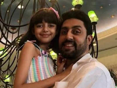 “I love you mostest" says Abhishek Bachchan as he shares a priceless picture of his ‘little princess’ Aaradhya Bachchan