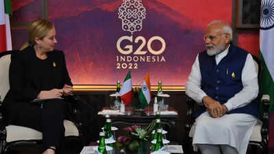 PM Modi meets Italian premier Meloni at G20 Summit in Bali