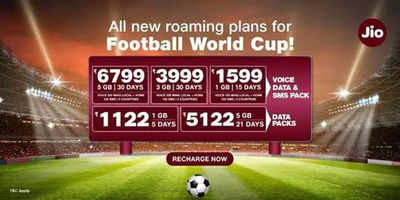 Reliance Jio rolls out new international plans for FIFA World Cup: Here’s what the new plans offer