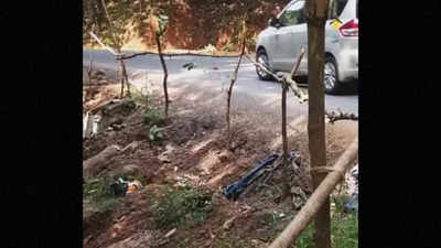 Locals want retaining wall at Karmal Ghat turn
