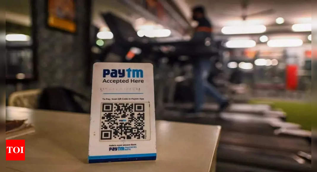 Paytm Share Price: Paytm plunges 10% as Softbank unit seeks to cut stake | India Business News – Times of India