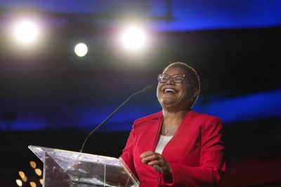 Los Angeles elects US Rep Karen Bass mayor, first Black woman in post