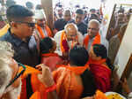 Ahmedabad: Gujarat Chief Minister Bhupendra Patel arrives at Ghatlodiya constitu...