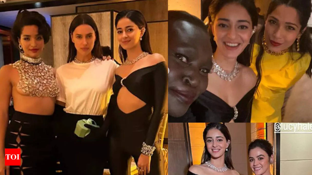 Ananya Panday shares photos from her glitzy night with Irina Shayk, Emily  Ratajkowski, Lucy Hale, Freida Pinto - Pics inside | Hindi Movie News -  Times of India