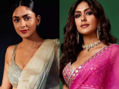 Times Mrunal Thakur showed her love for saris