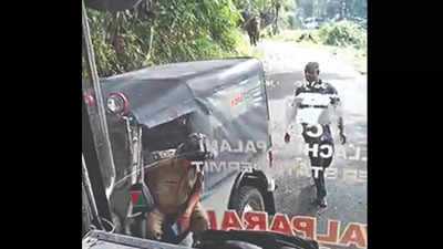 Jumbo attack: Driver reverses passenger bus for 8km in Thrissur