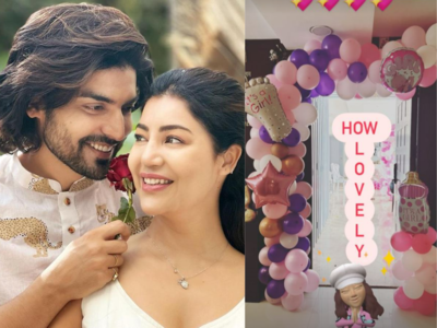 Debina Bonnerjee and Gurmeet Choudhary bring their new born daughter home with a cute surprise; see pics