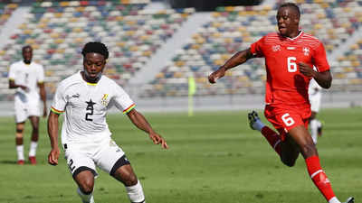 Ghana double sees off Swiss in FIFA World Cup warm-up game