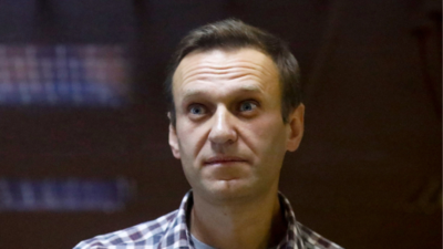 Russian opposition leader Navalny sent to tiny one-man cell