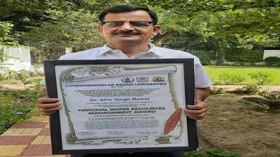 Haryana: Shiv Singh Rawat gets National Water Management award