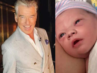 'James Bond' Pierce Brosnan posts cute picture of newborn grandson on social media