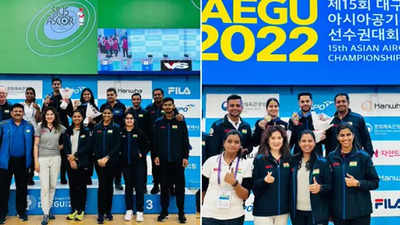 India win 2 more gold medals, end 15th Asian Airgun Championship with a whopping 25 golds