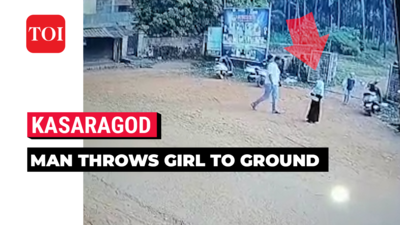 On cam: Man throws nine-year-old girl to ground in Kerala's Kasaragod