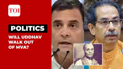 Savarkar row escalates: As Rahul Gandhi ramps up attack on Hindutva icon, Sanjay Raut says this may split MVA