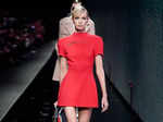 Glamorous model Stella Maxwell walks the runways for famous designers