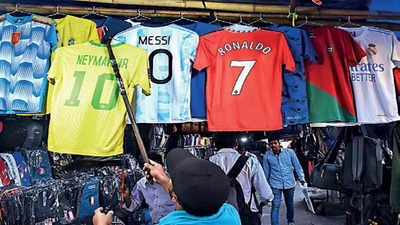 Calcutta, India - November 15, 2022. Soccer jersey of Cristiano