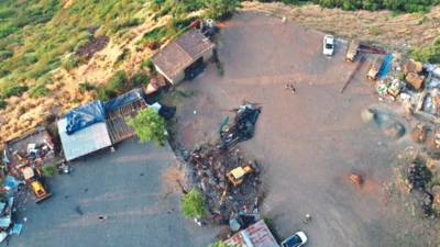 Maharashtra: 135 illegal structures razed at Sinhagad Fort