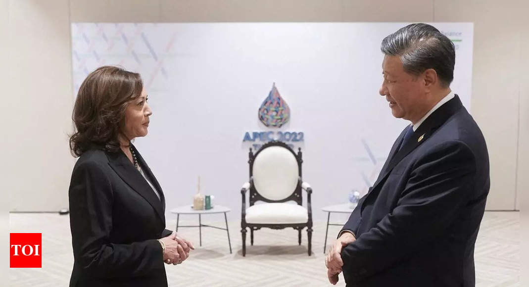 Harris Us Vice President Kamala Harris Meets With Chinas Xi In Bid To