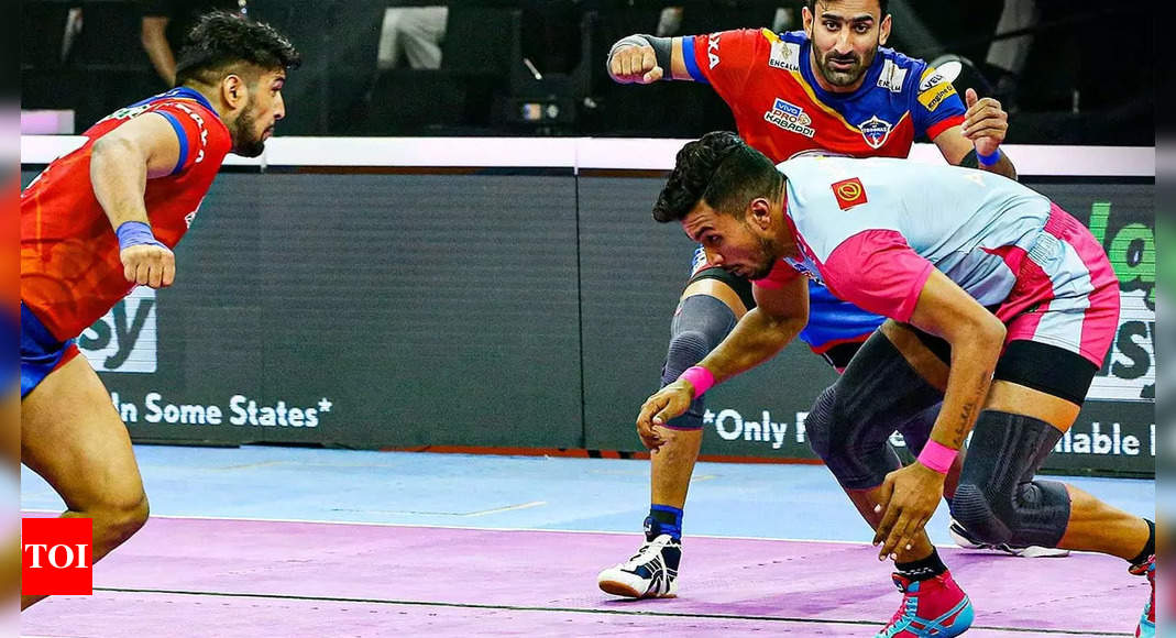 Pro Kabaddi League: Arjun Deshwal helps Jaipur Pink Panthers to big win | Pro-Kabaddi-League News – Times of India