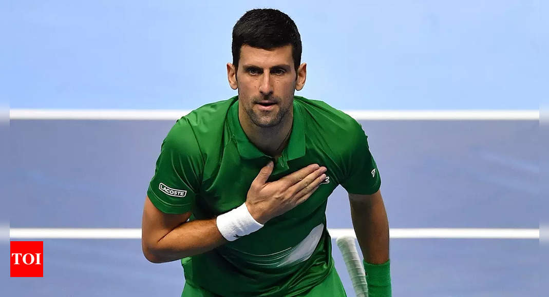 ATP Finals: Novak Djokovic downs Taylor Fritz to enter final | Tennis News – Times of India