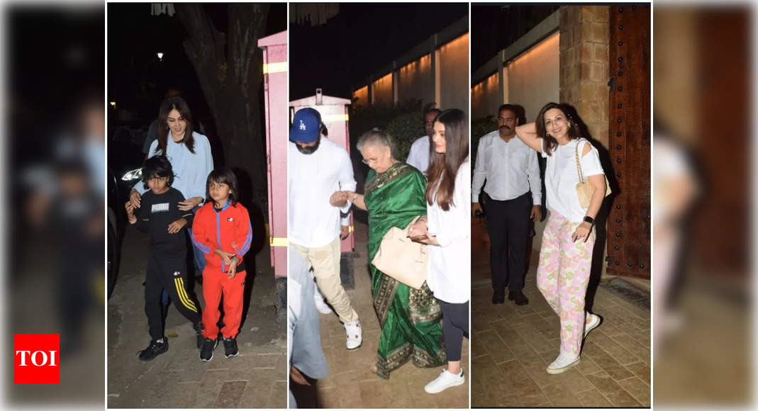 Aishwarya Rai, and Abhishek Bachchan host Aaradhya’s birthday party in town; Genelia Deshmukh along with kids, Sonali Bendre attend – Times of India