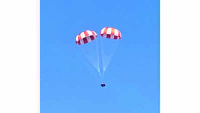 Gaganyaan: Key parachute test simulating landing complete