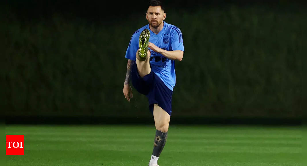 FIFA World Cup 2022: Lionel Messi does mild coaching away from Argentina workforce | Soccer Information – Instances of India