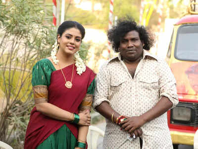 Yogi Babu paired opposite Ineya for a family entertainer titled Thookudurai