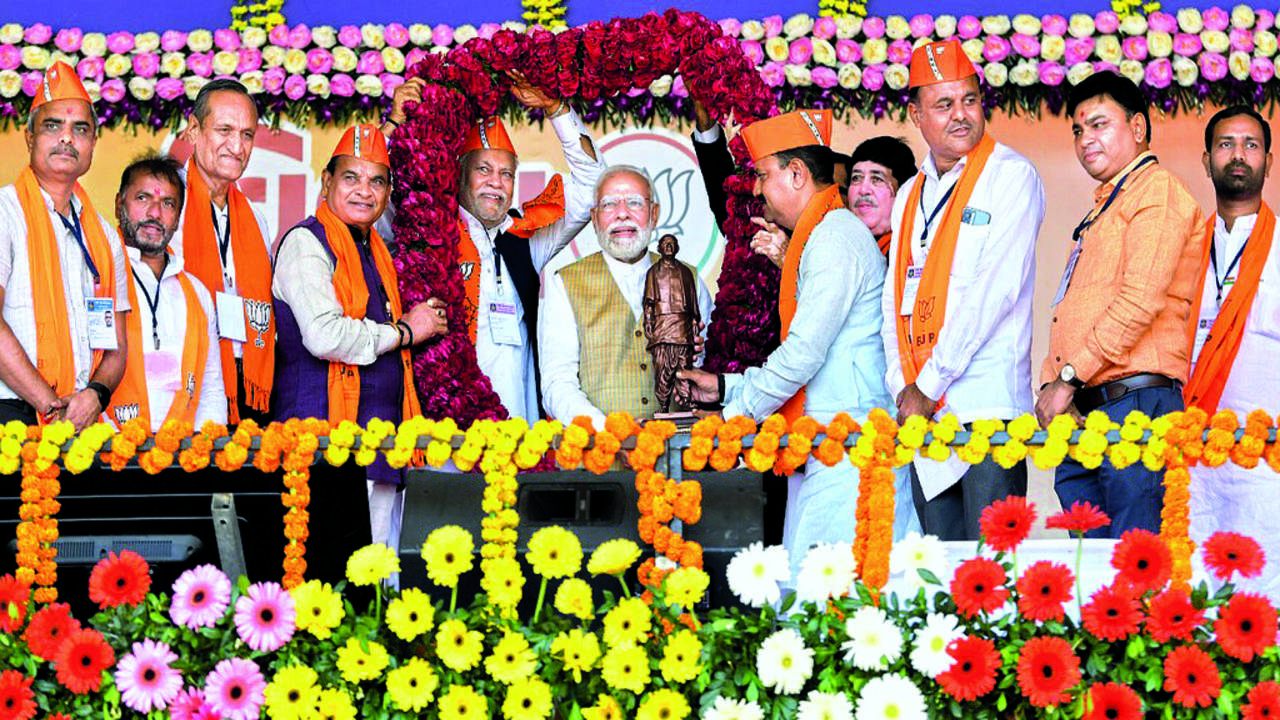 Make Lotus Bloom In Every Booth, Implores Modi | Rajkot News - Times of  India