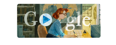 Google celebrates the life of Marie Tharp with an interactive doodle