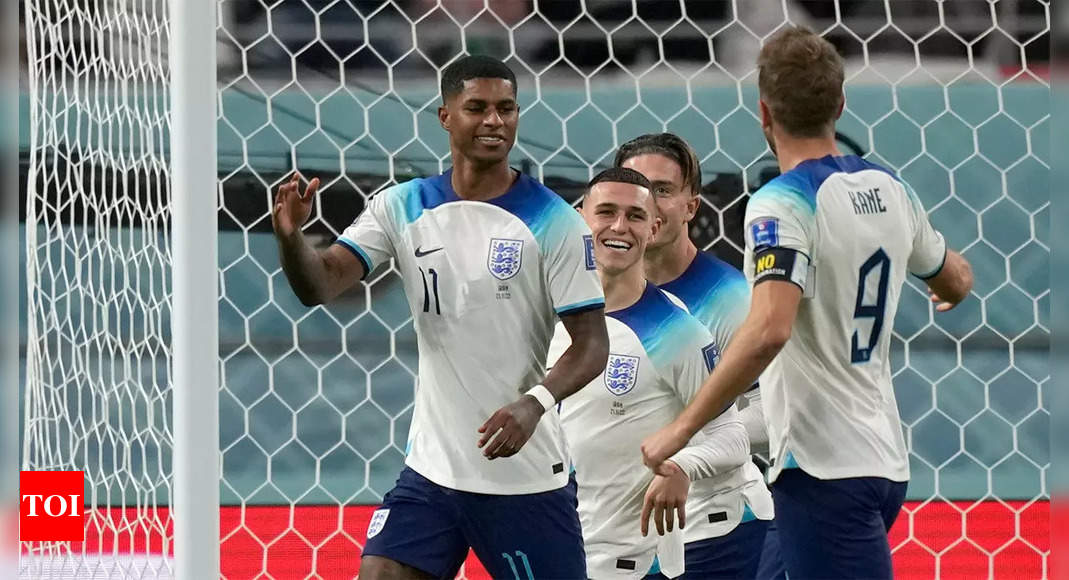 FIFA World Cup 2022, England vs Iran Live Updates: England launch bid for World Cup glory  – The Times of India