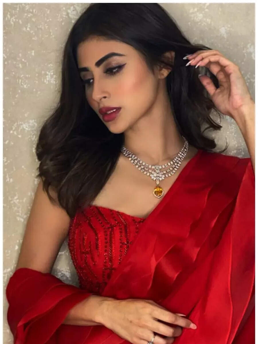 9 Times Mouni Roy looked radiating in red