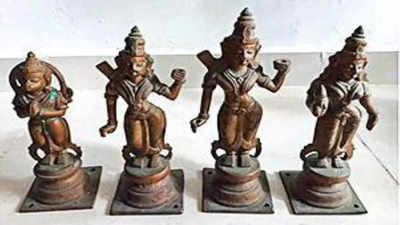 15 antique idols seized from Chennai house; two on the run
