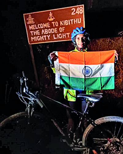 Pune woman pedals from Guj to Arunachal in 14 days