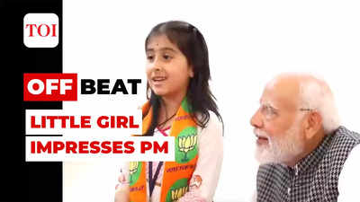Watch: 7-year-old girl recites poem, impresses PM Modi