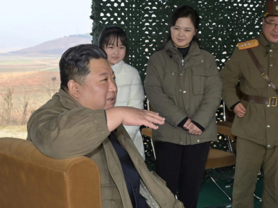 North Korea’s Kim Jong-un reveals daughter for the first time at the ballistic missile test